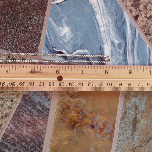 Retired David Yurman Albion Orange Citrine & Diamond Pendant w/Chain - 925 - Picture 7 of 10